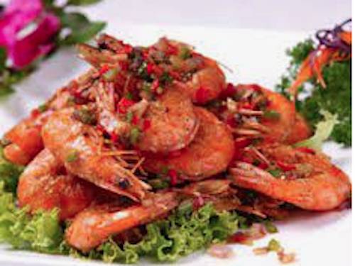 80. Deep-Fried Prawns with Pepper and Salt 椒盐中虾